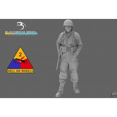1/35 US 2nd Armoured Infantry Soldier Thompson