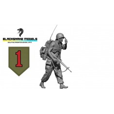 1/48 Vietnam US 1st Infantry Division Big Red One Soldier #03