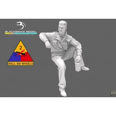 1/48 WWII US 2nd Armored Division Tank Crewman #01