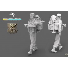 1/48 WWII French Commando Kieffer MG34 Gunner #10