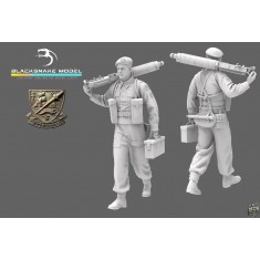 1/48 WWII French Commando Kieffer Vickers Gunner #12