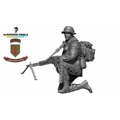 1/48 Vietnam US 1st Infantry Division LRRP Machine Gunner The Pig Figure