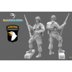 1/48 WWII US 101st Airborne Paratrooper #09