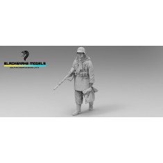 1/48 WWII German Totenkopf Winter Grenadier Figure
