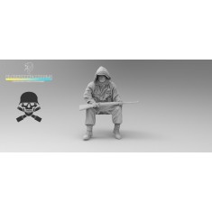 1/48 WWII German Totenkopf Winter Tank Rider #14