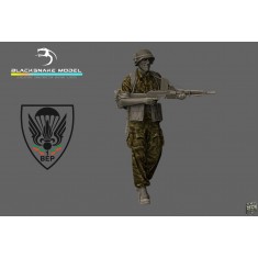 1/72 Indochina French Foreign Legion 1st BEP Machine Gunner Figure