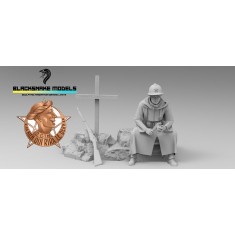 1/72 WWII Moroccan 2nd GTM Resting Goumier Figure