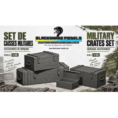 1/35 Military Crates Diorama Set (4 Pieces)