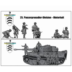 1/35 WWII German Panzergrenadier and Panzer Elite Bundle (14 Figures)