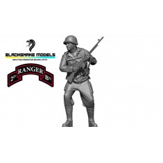 1/35 WWII US 2nd Ranger Battalion Attacking Soldier Figure
