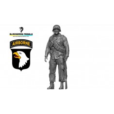 1/35 WWII US 101st Airborne Smiling Paratrooper Figure