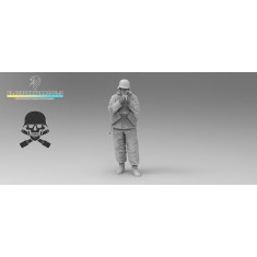 1/35 Infantryman ''Totenkopf'' in Winter Uniform - Coffee Break (Eastern Front)
