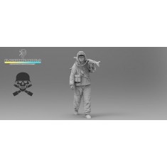 1/35 Infantryman ''Totenkopf'' in Winter Uniform - MG 42 Gunner (Eastern Front)
