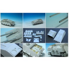 1/35 E100 Jagdpanzer Alligator 2 / 10.5cm Doppelflak Conversion set for Trumpeter #00384