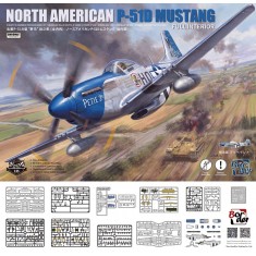 1/35 North American P-51 Mustang with Full Interior (Pre-Painted)