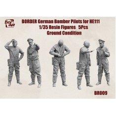 1/35 German He 111 Pilot Crews Ground Condition (5 figures) for BORDER-BF-018
