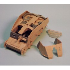 1/35 Marder III Interior Detail Set w/Heating System &Modified Superstructure for Tamiya