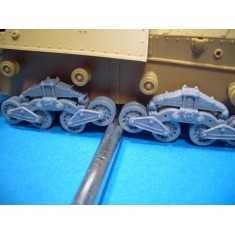 1/35 Carro Armato P40 Wheels Carries & Springs for Italeri/Tamiya kit