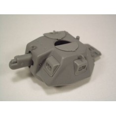 1/35 Turret with 3.7cm L/21 and 3.7cm SA38 Barrels & Interior for Bronco Kit Hotchkiss H39