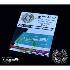 0.2mm Extra Fine Coloured Cable #Green 1m