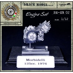 1/12 Morbidelli 125cc. 1976 Motorcycle Engine