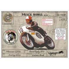 1/12 OSSA Monocasco 250cc Tourist Trophy 1970 Racing Motorcycle, Santiago Herrero