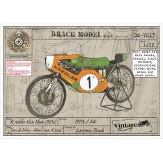 1/12 Kreidler 50cc Motorcycle 1973/74 Jan de Vries Henk van Kessel version