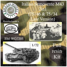 1/35 Semovente M43 75/49 and 75/34 Late Type