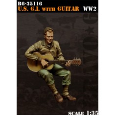1/35 WWII US G.I. with Guitar (1 figure)