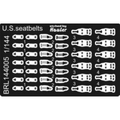1/144 US Seat Belts for Aircrafts