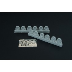 1/144 F4U Corsair - F6F Hellcat Wheels (Five Types)