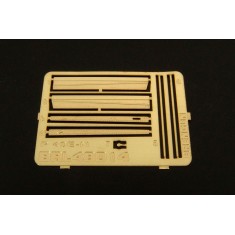 1/48 P-40 M,N Canopy Rails PE accessories for Eduard/Mauve kit