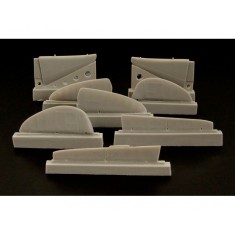 1/48 MiG 3 Control Surfaces for ICM and Alanger kit