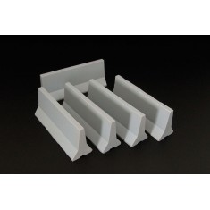 1/72 Modern Concrete Road Barriers