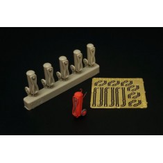1/72 Modern British RAF Large Extingusher (5pcs)