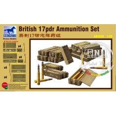 1/35 British 17-pdr Ammunition/Ammo Set (4pcs)