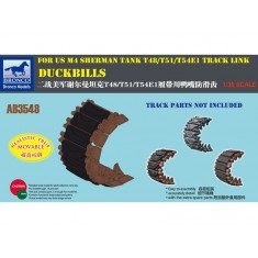 1/35 Duckbills for US M4 Sherman Tank T48/T51/T54E1 Track Links