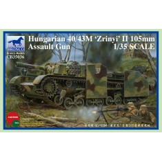 1/35 Hungarian 40/43M Zrinyi II 105mm SPG Assault Gun