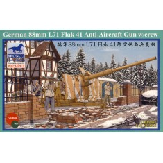 1/35 German 88mm L71 Flak41 Anti-Aircraft Gun With Crew