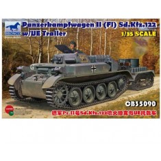 1/35 Panzerkampfwagen II (Fl) Sd.Kfz.122 with UE Trailer