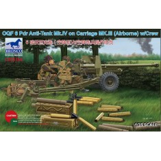 1/35 OQF 6 Pdr Anti-Tank Mk.IV on Carriage MK.III(Airborne) w/Crew