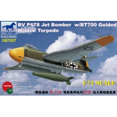 1/72 Blohm & Voss P.178 Jet Bomber with BT700 Guided Missile Torpedo