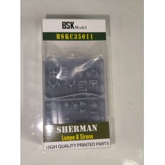 1/35 Sherman Lamps and Siren Set for 2 Tanks
