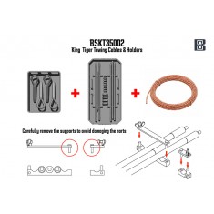 1/35 King Tiger Towing Cable Set