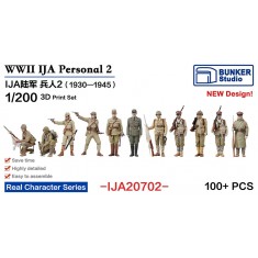 1/200 IJA Personnel #2 (100 figures) 1930-1945