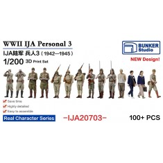 1/200 IJA Personnel #3 (100 figures) 1942-1945