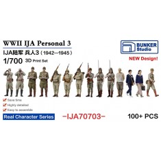 1/700 IJA Personnel #3 (100 figures) 1942-1945