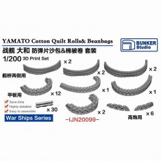 1/200 YAMATO Cotton Quilt Rolls and Beanbags 