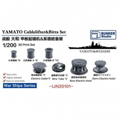 1/200 YAMATO Cable Lifter and Bitts Set