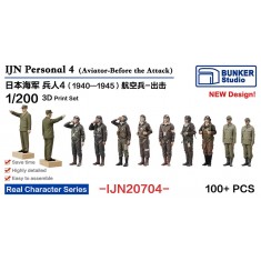1/200 IJN Personnel #4 Aviator-Before the Attack (100 figures)